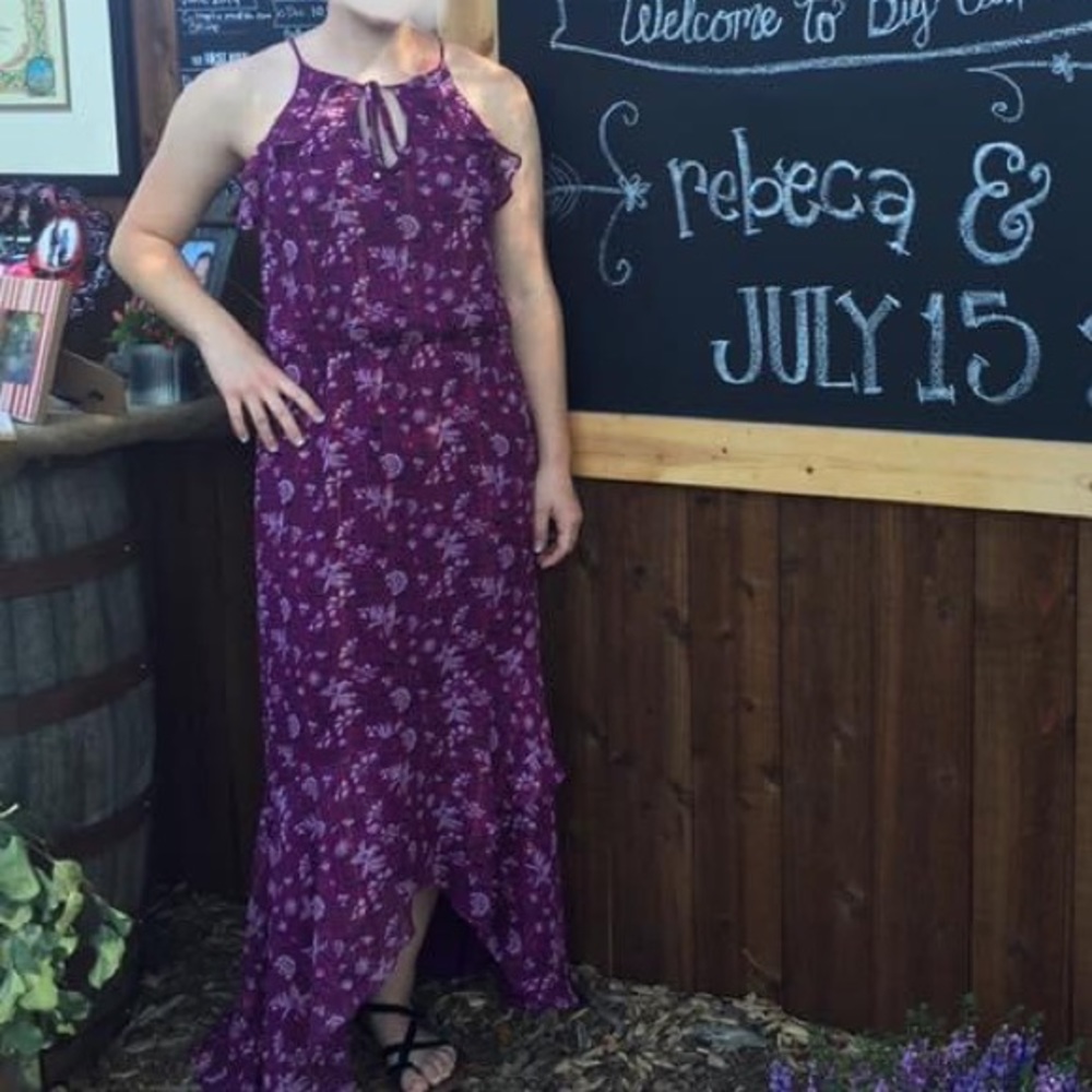 White House Black Market Purple Dress